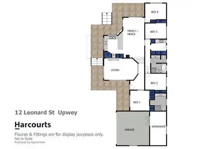 Floorplan of Homely house listing, 12 Leonard Street, Upwey VIC 3158