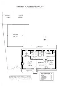 Floorplan of Homely house listing, 6 Halsey Road, Elizabeth East SA 5112