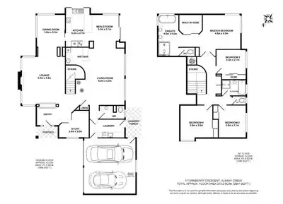 Floorplan of Homely house listing, 1 Turnberry Crescent, Albany Creek QLD 4035
