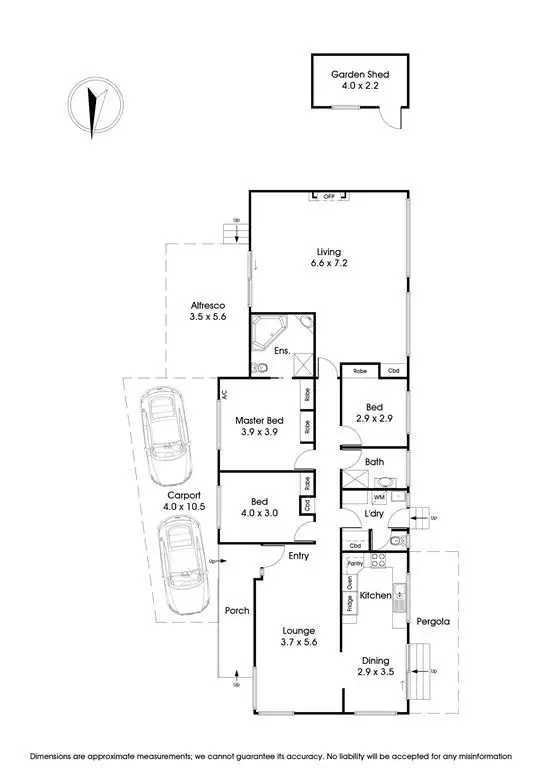 Floorplan of Homely house listing, 39 Anne Road, Knoxfield VIC 3180