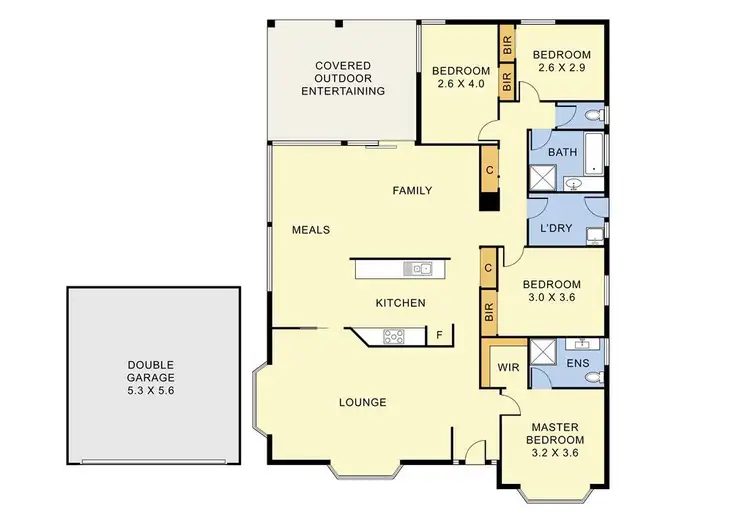 Floorplan of Homely house listing, 2 Chamberlain Drive, Kilsyth South VIC 3137