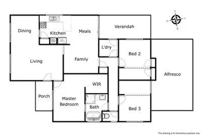 Floorplan of Homely house listing, 20 Hamilton Drive, Cranbourne North VIC 3977