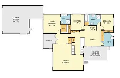 Floorplan of Homely house listing, 1/21 Wedmore Road, Boronia VIC 3155