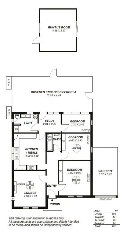 Floorplan of Homely house listing, 70 Corunna Ave, Melrose Park SA 5039