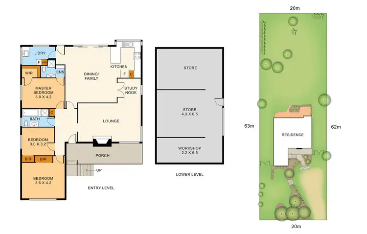 Floorplan of Homely house listing, 2 Stewart Street, Boronia VIC 3155