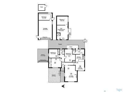 Floorplan of Homely house listing, 4 O'Halloran Road, Christies Beach SA 5165