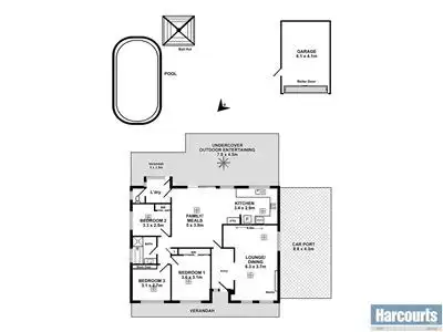 Floorplan of Homely house listing, 24 Roxanne Avenue, Aberfoyle Park SA 5159