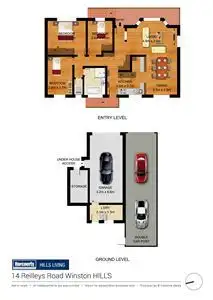 Floorplan of Homely house listing, 14 Reilleys Road, Winston Hills NSW 2153
