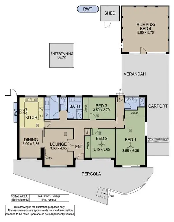 Floorplan of Homely house listing, 2 Carlton Terrace, Marino SA 5049