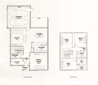 Floorplan of Homely townhouse listing, Lot 21/3 Linoak Avenue, Lalor VIC 3075