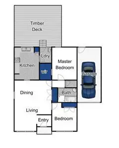 Floorplan of Homely unit listing, 1/26-28 Hamilton Road, Bayswater North VIC 3153