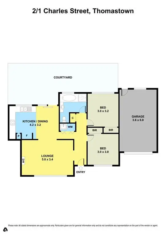 Floorplan of Homely unit listing, 2/1 Charles Street, Thomastown VIC 3074