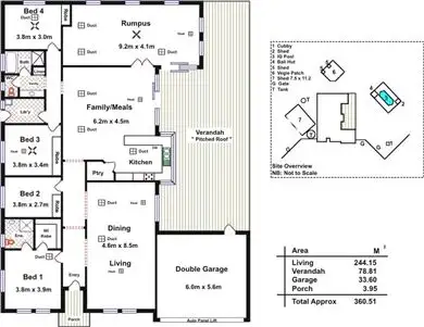 Floorplan of Homely house listing, 10 Colombo Court, Angle Vale SA 5117