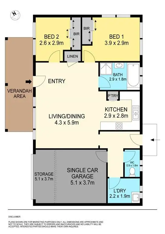 Floorplan of Homely house listing, 32a Ayres Street, Creswick VIC 3363