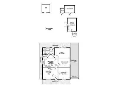 Floorplan of Homely house listing, 10 Vine Street, Old Reynella SA 5161