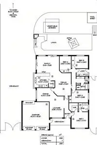 Floorplan of Homely house listing, 35 Yanagin Road, (adj Burnside), Greenhill SA 5140