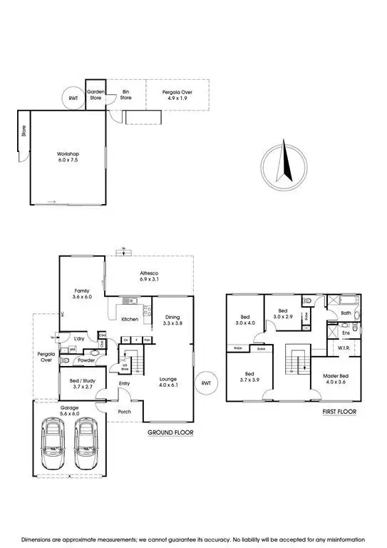 Floorplan of Homely house listing, 14 Miriam Close, Wantirna South VIC 3152