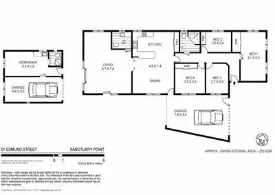 Floorplan of Homely house listing, 51 Edmund Street, Sanctuary Point NSW 2540