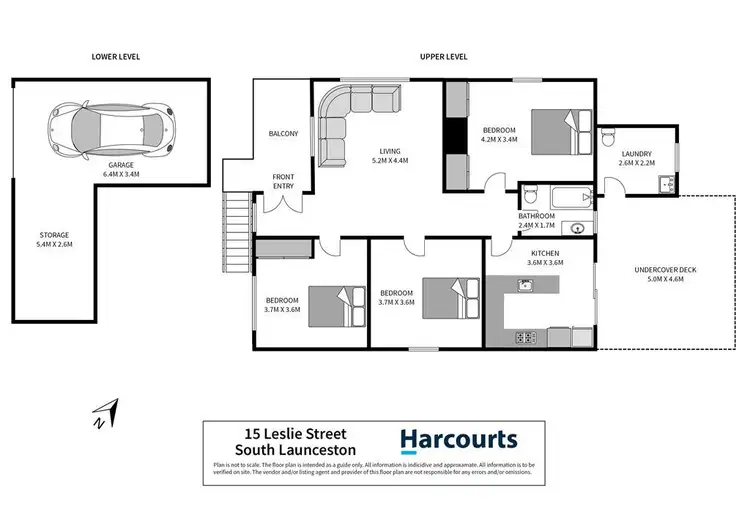 Floorplan of Homely house listing, 15 Leslie Street, South Launceston TAS 7249