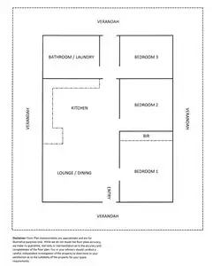 Floorplan of Homely rural property listing, 1/480 Forest Road, Killawarra VIC 3678
