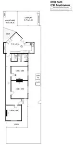Floorplan of Homely unit listing, 2/11 Royal Avenue, Hyde Park SA 5061