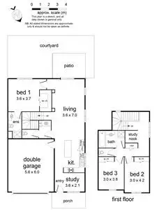 Floorplan of Homely house listing, 16 Evans Drive, Croydon VIC 3136