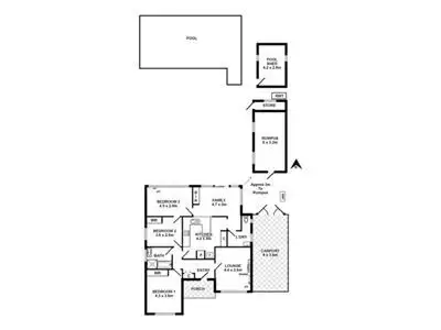 Floorplan of Homely house listing, 36 Dunrobin Road, Hove SA 5048