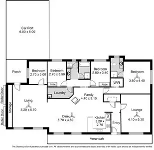 Floorplan of Homely rural property listing, 380B Wattle Flat Road, Strathalbyn SA 5255