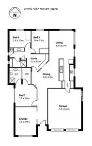 Floorplan of Homely house listing, 19 Sunday Boulevard, Aldinga Beach SA 5173