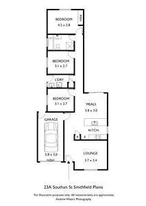 Floorplan of Homely house listing, 23A Southan Street, Smithfield Plains SA 5114