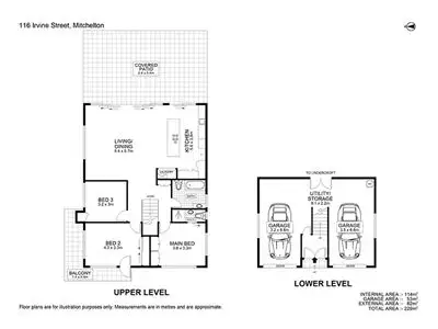 Floorplan of Homely house listing, 116 Irvine Street, Mitchelton QLD