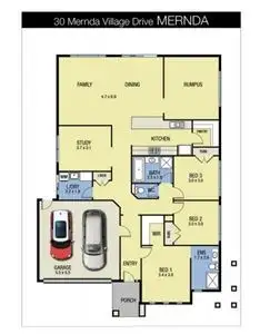 Floorplan of Homely house listing, 30 Mernda Village Drive, Mernda VIC 3754