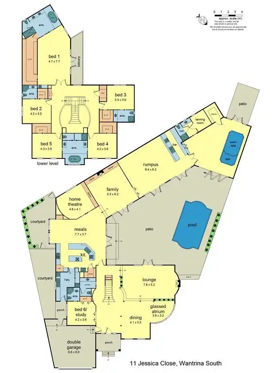 Floorplan of Homely house listing, 11 Jessica Close, Wantirna South VIC 3152