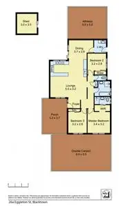 Floorplan of Homely house listing, Address available on request