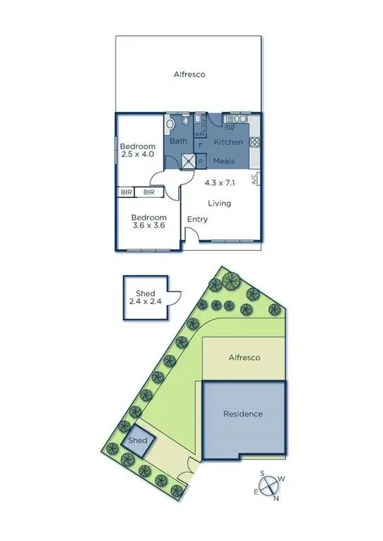 Floorplan of Homely unit listing, 4/10 Penllyne Avenue, Vermont VIC 3133
