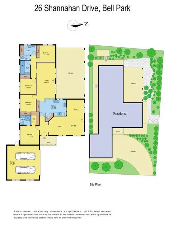 Floorplan of Homely house listing, 26 Shannahan Drive, Bell Park VIC 3215