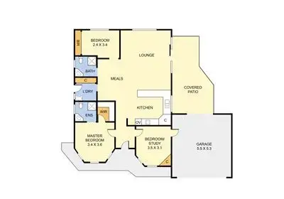 Floorplan of Homely house listing, 1B Gwyn Crescent, Boronia VIC 3155
