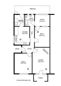Floorplan of Homely semi-detached listing, 2/11 Elder Terrace, Glengowrie SA 5044
