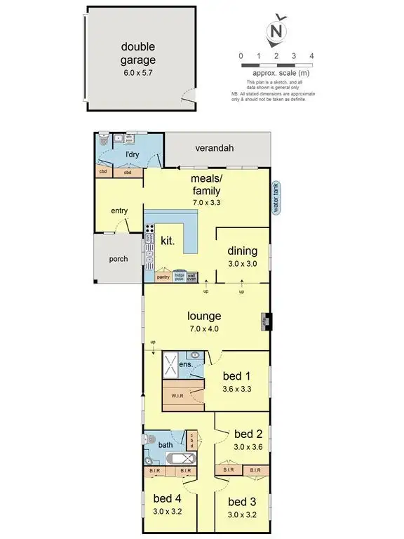 Floorplan of Homely unit listing, 2 Evelyn Place, Kilsyth VIC 3137
