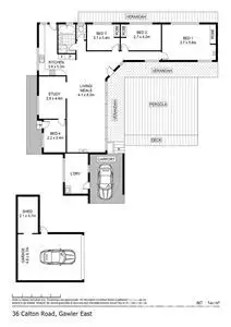 Floorplan of Homely house listing, 36 Calton Road, Gawler East SA 5118