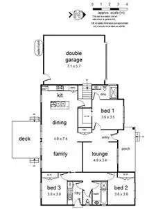 Floorplan of Homely unit listing, 3/193-195 Wonga Road, Warranwood VIC 3134
