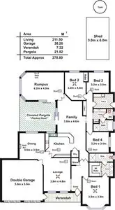 Floorplan of Homely house listing, 3 Andrews Court - Reid, Gawler SA 5118
