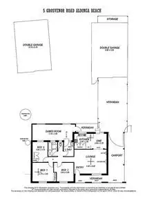 Floorplan of Homely house listing, 5 Grosvenor Road, Aldinga Beach SA 5173