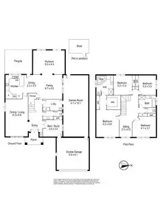 Floorplan of Homely house listing, 18 Meridian Parade, Wantirna South VIC 3152