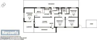 Floorplan of Homely house listing, 2 Ruby Street, Brahma Lodge SA 5109