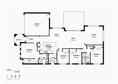 Floorplan of Homely house listing, D.H.A (Defence Housing), Parafield Gardens SA 5107