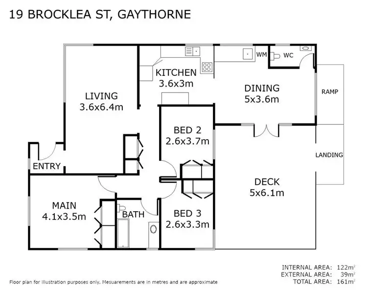 Floorplan of Homely house listing, 19 Brocklea Street, Gaythorne QLD 4051