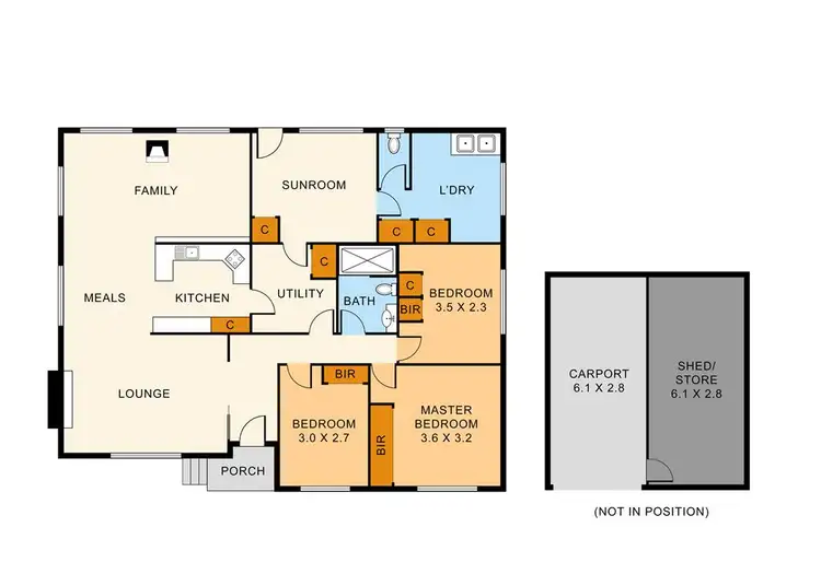 Floorplan of Homely house listing, 52 Glenfern Road, Ferntree Gully VIC 3156