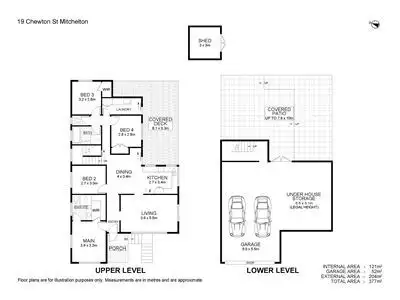 Floorplan of Homely house listing, 19 Chewton Street, Mitchelton QLD 4053