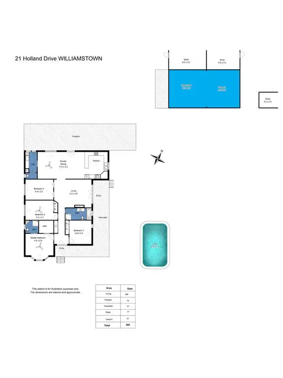 Floorplan of Homely rural property listing, 21 Holland Drive (Via Mt Crawford), Williamstown SA 5351